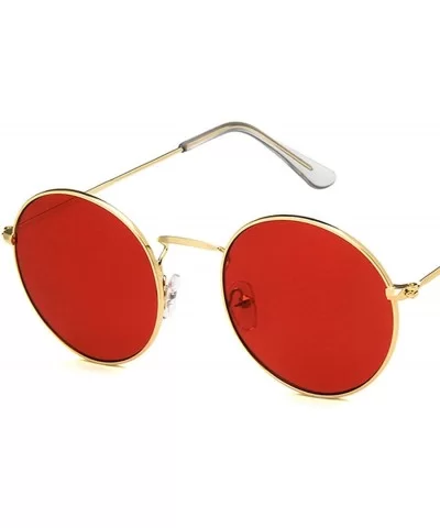 Fashion Classic Retro Round Sunglasses Women Mirror Sun Glasses Vintage Luxury Female Shades UV400 - 10 - CH198ZWWMWE $33.29 ...