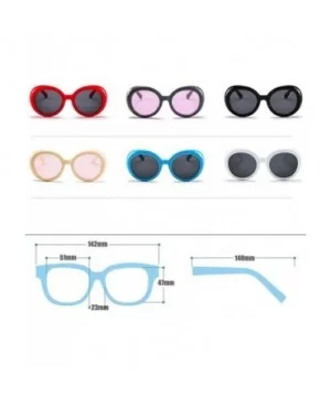 Round Oval Sunglasses Mod Style Retro Thick Frame Fashion eyewear - Blue Gray - CQ189U7XCI6 $17.85 Goggle