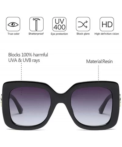 New Women Fashion Oversized Sunglasses UV400 Protection - Style 01 - CO18GWW24IH $7.38 Oversized