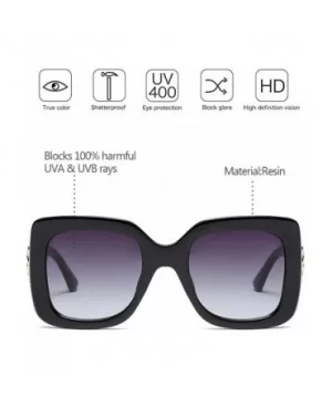 New Women Fashion Oversized Sunglasses UV400 Protection - Style 01 - CO18GWW24IH $7.38 Oversized