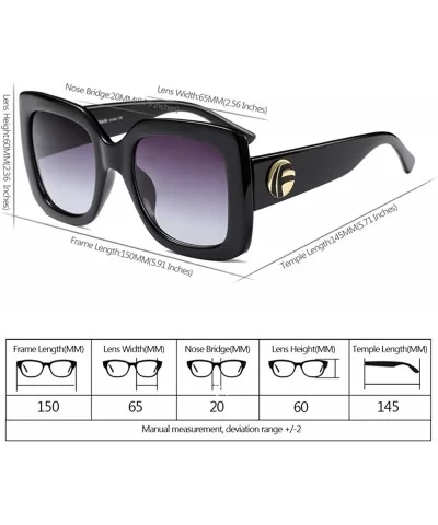 New Women Fashion Oversized Sunglasses UV400 Protection - Style 01 - CO18GWW24IH $7.38 Oversized