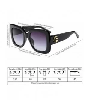 New Women Fashion Oversized Sunglasses UV400 Protection - Style 01 - CO18GWW24IH $7.38 Oversized