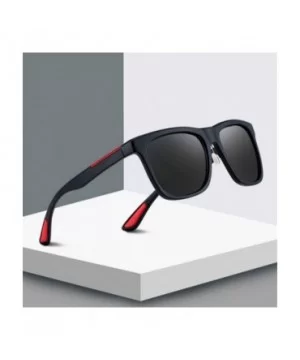 Sunglasses for Men Ultralight Square Shades Driving Travel Sun Glasses - 2 - CA194OK4MG4 $20.87 Oversized