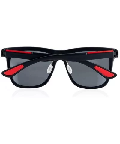 Sunglasses for Men Ultralight Square Shades Driving Travel Sun Glasses - 2 - CA194OK4MG4 $20.87 Oversized