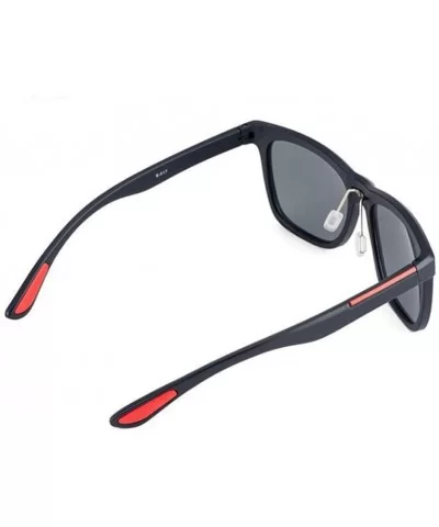 Sunglasses for Men Ultralight Square Shades Driving Travel Sun Glasses - 2 - CA194OK4MG4 $20.87 Oversized