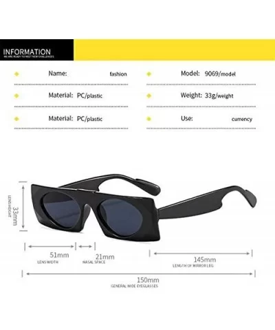 Square Vintage Sunglasses Women Luxury Brand Designer Sun Glasses For Men Fashion Trendy Popular Glasses Uv400 - CT197Z0QNRR ...