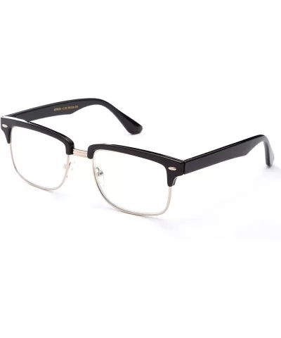 Babo" Slim Oval Style Celebrity Fashionista Pattern Temple Reading Glasses Vintage - 9054 Black/Gold - CU12689H7LX $8.02 Oval