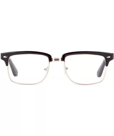 Babo" Slim Oval Style Celebrity Fashionista Pattern Temple Reading Glasses Vintage - 9054 Black/Gold - CU12689H7LX $8.02 Oval