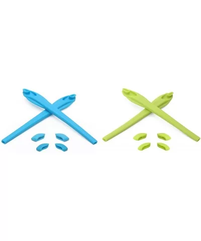 Replacement Earsocks & Nosepieces Flak 2.0/2.0 XL Sky Blue&Green - CO18H86SC7G $9.92 Goggle