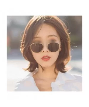 Sunglasses Women Classic Small Square Frame Alloy Glasses 2020 New Style Retro - As Shown - CW199C5OTZI $17.62 Goggle