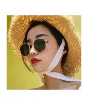 Sunglasses Women Classic Small Square Frame Alloy Glasses 2020 New Style Retro - As Shown - CW199C5OTZI $17.62 Goggle