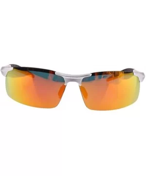 Men's sports style polarized sunglasses glasses - CU123BNKRMP $15.79 Rimless