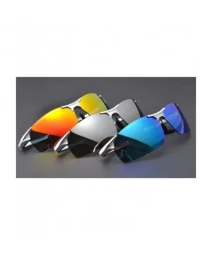 Men's sports style polarized sunglasses glasses - CU123BNKRMP $15.79 Rimless