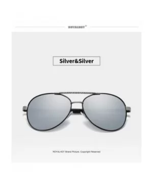 Polarized Avaitor Sunglasses for Men Driving Wayfarer Sun Glasses Women - Silver Silver - C3194Z7EOE6 $8.82 Wayfarer