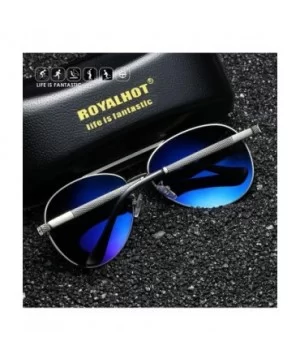 Polarized Avaitor Sunglasses for Men Driving Wayfarer Sun Glasses Women - Silver Silver - C3194Z7EOE6 $8.82 Wayfarer