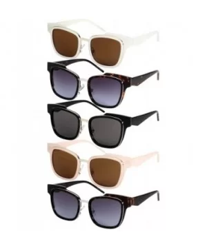 Designer Inspired Square Frames w/UV Protection 32152-SD - Demi/Grey-blue Lens - CA12I3M7259 $5.04 Square