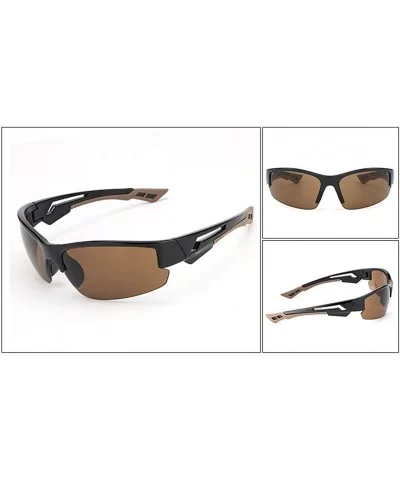 Unisex Sunglasses Polarized Sports Glasses 100% UV Protection Lightweight Frame for Driving Cycling Running - CB18TM4O4MC $8....