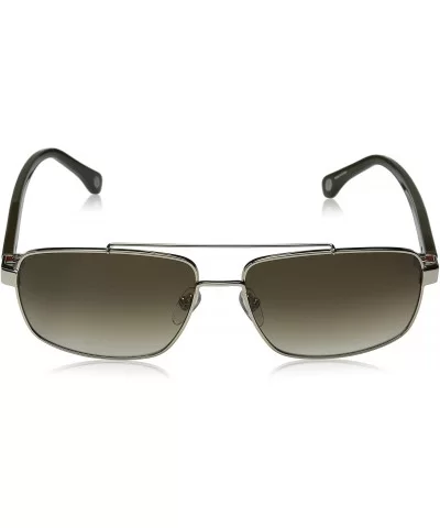 Men's Garrett Rectangular Sunglasses - Gold - CU11ONKUPLJ $30.30 Rectangular