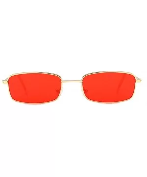 Women's Fashion Jelly Sunshade Sunglasses Candy Color Tinted Eyewear - Red - CN18TM5WYI5 $4.14 Wrap