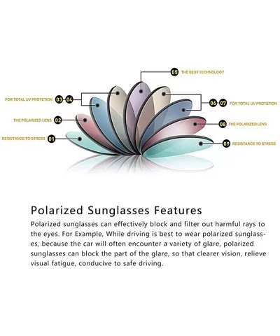 Round Retro Polarized Stainless Steel Sunglasses Metal Small Frame Colorful For Women - CS18LG06OOM $11.47 Shield