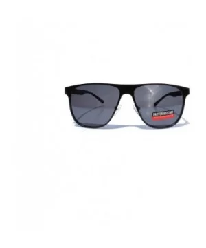 SIMPLE Flat Top Squared Style Men's Designer Fashion Sunglasses - Black - CX18ZCOG3Y6 $10.05 Square