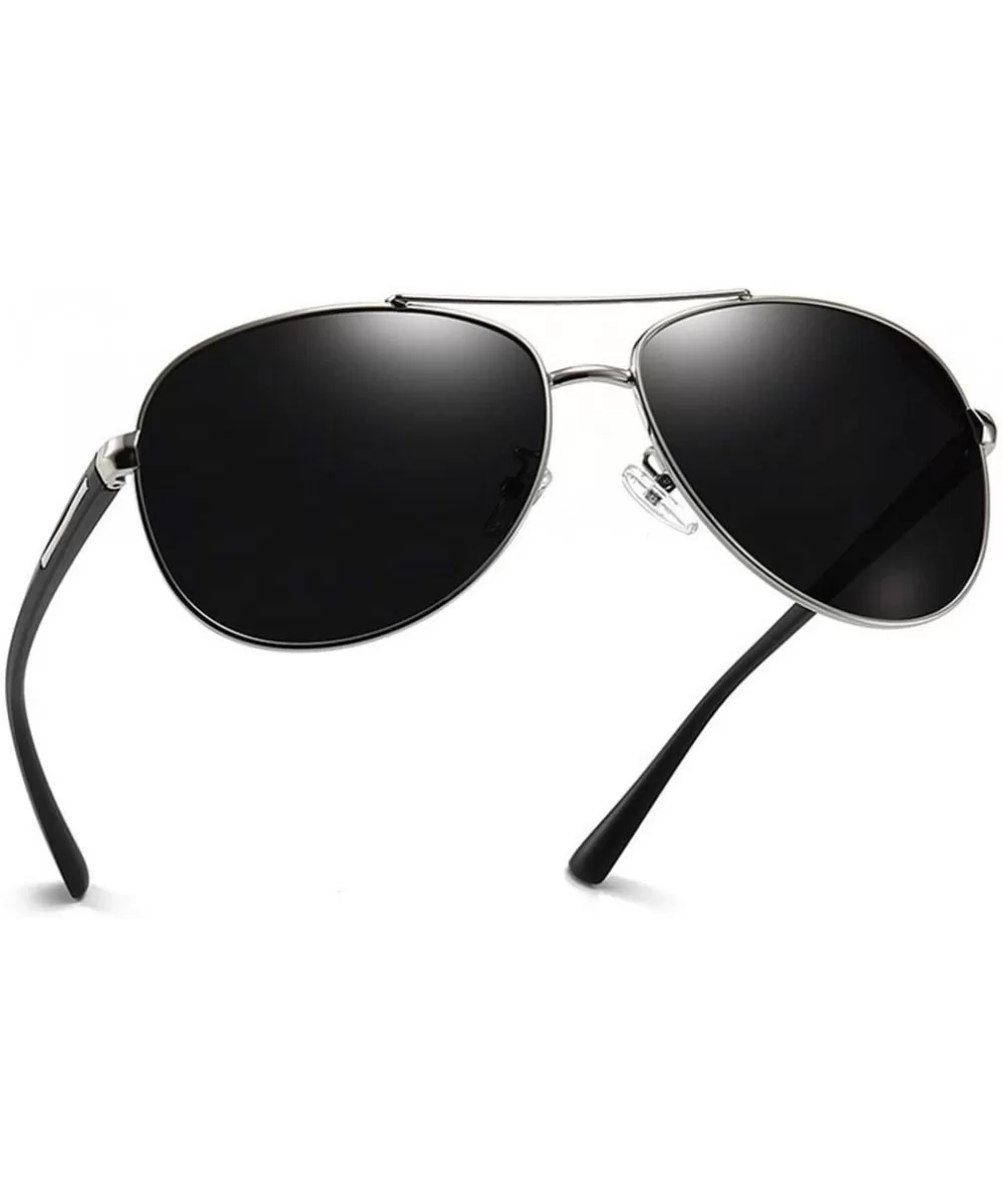 Men's Polarized Sunglasses Aviator Mirrored Sun Glasses for Men Fishing Driving (Color A) - A - C519024CLO3 $27.22 Aviator