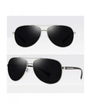 Men's Polarized Sunglasses Aviator Mirrored Sun Glasses for Men Fishing Driving (Color A) - A - C519024CLO3 $27.22 Aviator