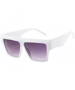 Women Men Vintage Retro Unisex Big Frame Sunglasses Eyewear - 1195e - CU18RS5QNRL $6.46 Wrap