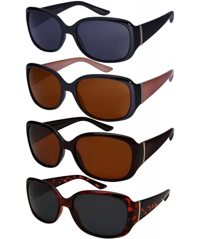 Chic Two Toned Sunnies w/Polarized Lens 32062TT-P - Demi - CE185KMK07S $6.06 Oval