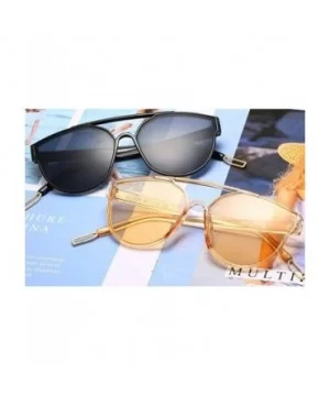 Vintage Sliver Cat Eye Sunglasses Women Fashion Mirror Cateye Sun Glasses Female Shades UV400 - Pink - C618U4ZI8C5 $6.97 Wayf...