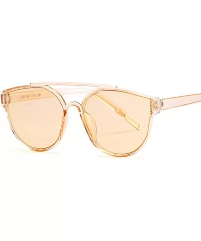 Vintage Sliver Cat Eye Sunglasses Women Fashion Mirror Cateye Sun Glasses Female Shades UV400 - Pink - C618U4ZI8C5 $6.97 Wayf...