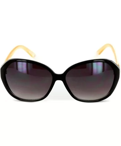 Oceanside" Fashion Oversized Sunglasses with Butterfly Shape for Stylish Women - Black W/ Smoke Lens - CT11WYOJR15 $12.40 But...