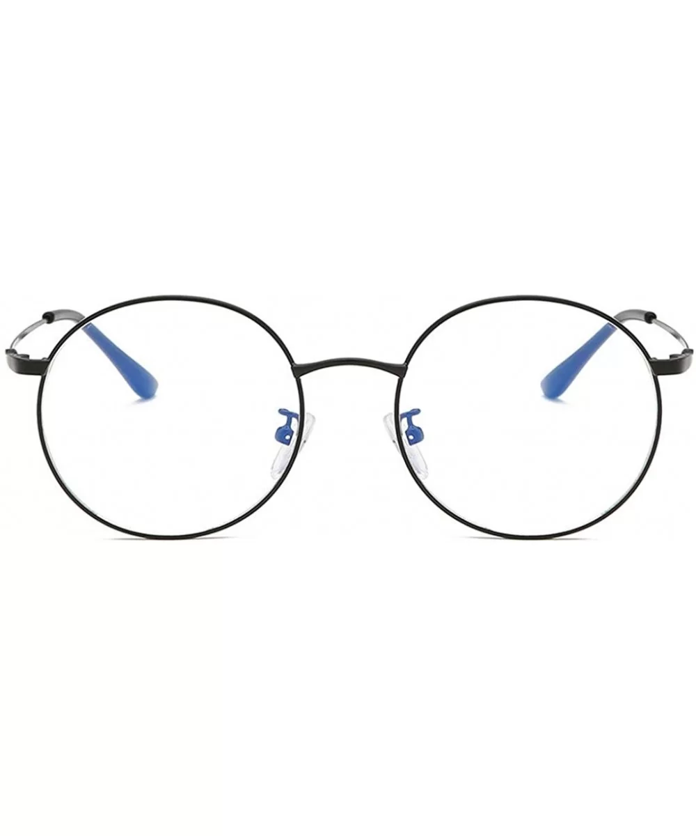 Radiation Protection Clear Lens Glasses New Vintage Classic Retro Round Metal Frame Glasses Non-Prescription - CO18SZ4CS6R $5...