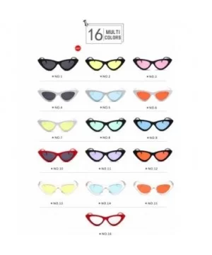 Distaff Fashion Cat Eye Shades Sunglasses Polarized Incorporate Candy Colored Glasses Sunglasses - No.9 - CJ18Z69RNQH $23.40 ...