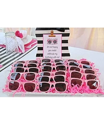 10 Packs UV Protection Neon Colors 80's Retro Style Party Favors Sunglasses - Pink - C818CGUI908 $13.01 Square