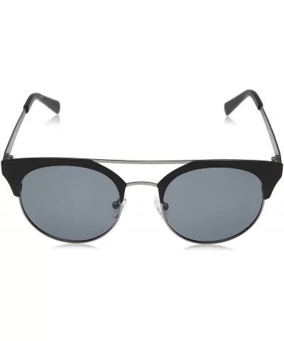 Men's N4630sp Round Sunglasses - Matte Black/Smoke Polarized - CE186SZ7Z7S $49.65 Round