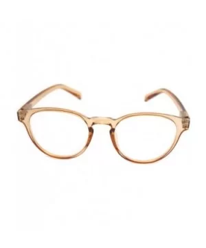 shoolboy fullRim Lightweight Reading spring hinge Glasses - Z2 Transparent Brown - C218ARUGDMQ $12.17 Round