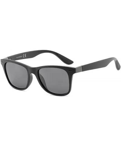 Polarized Sports Sunglasses Portable Travel Zipper Eyeglasses Set (Style B) - C9196MDLIDH $6.21 Oval