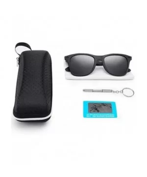 Polarized Sports Sunglasses Portable Travel Zipper Eyeglasses Set (Style B) - C9196MDLIDH $6.21 Oval