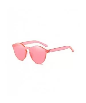 Polarized Sunglasses Protection Glasses Mirrored - Watermelon Red - CC18RLEC7MY $9.19 Semi-rimless