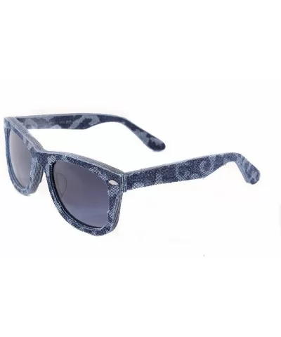 Denim-trimmed Frames UV400 Modern Sunglasses Classic Wayfarers - 3013 - C011Y38ZOIZ $19.30 Wayfarer