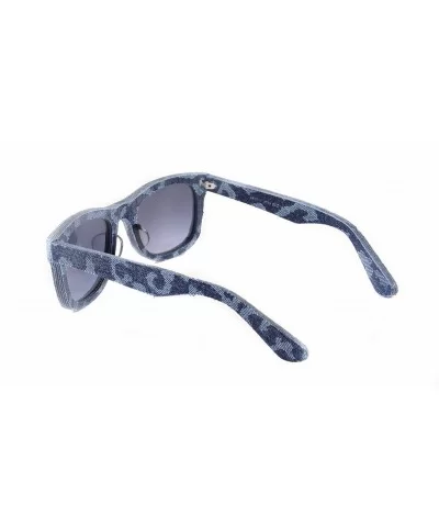 Denim-trimmed Frames UV400 Modern Sunglasses Classic Wayfarers - 3013 - C011Y38ZOIZ $19.30 Wayfarer