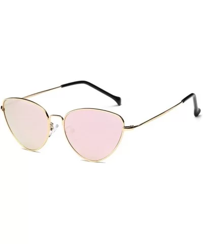 Polarized Cat Eye Sunglasses Retro Oversized Pop Goggles UV Protection Sun Glasses For Female Ladies - Gold - C718SZZ7AAW $5....