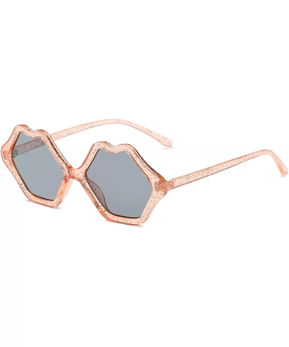 Women Retro Vintage Style Funky Geometric Circle Round Fashion Sunglasses - Pink - C918WQ6ZT85 $12.23 Goggle