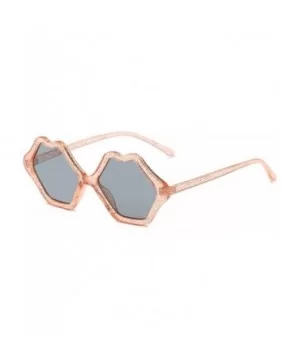 Women Retro Vintage Style Funky Geometric Circle Round Fashion Sunglasses - Pink - C918WQ6ZT85 $12.23 Goggle