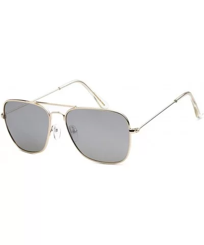 Polarized Aviator Sunglasses - Silver - C918IHKOI8L $4.90 Aviator