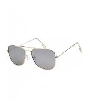 Polarized Aviator Sunglasses - Silver - C918IHKOI8L $4.90 Aviator