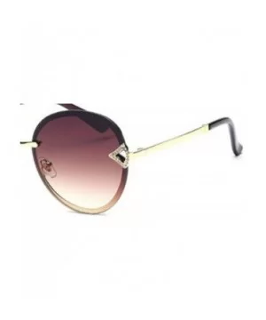 2019 frameless new sunglasses - ladies diamond fashion frameless tide sunglasses - A - CM18S8XUU69 $38.88 Aviator