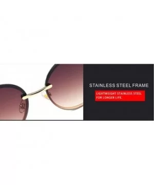 2019 frameless new sunglasses - ladies diamond fashion frameless tide sunglasses - A - CM18S8XUU69 $38.88 Aviator