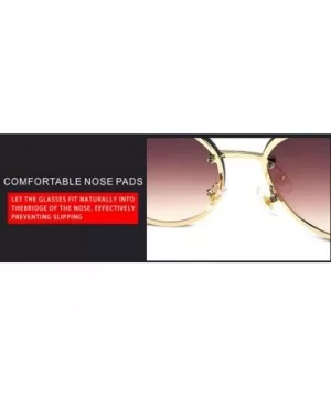 2019 frameless new sunglasses - ladies diamond fashion frameless tide sunglasses - A - CM18S8XUU69 $38.88 Aviator